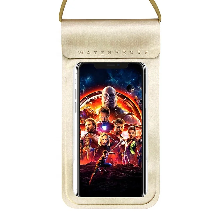 TPU Leather Smartphone Waterproof Bag Wear-Resistant Dustproof with Touch Screen Functionality for Diving Outdoor Adventures