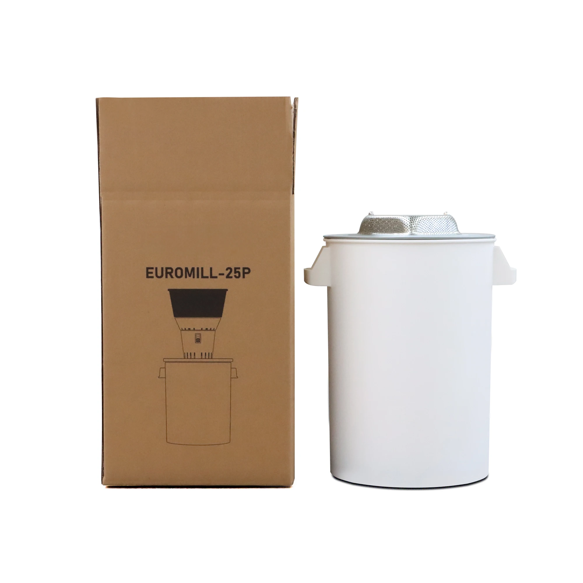 Hot Product 2023 Enhanced Grinding Power: EUROMILL-25P-SA with Variable Speed & Plastic Bucket 25L Capacity