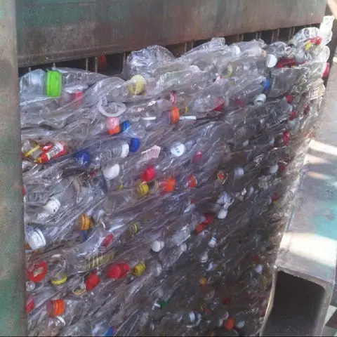 Cheap PET bottle plastic scrap in bales