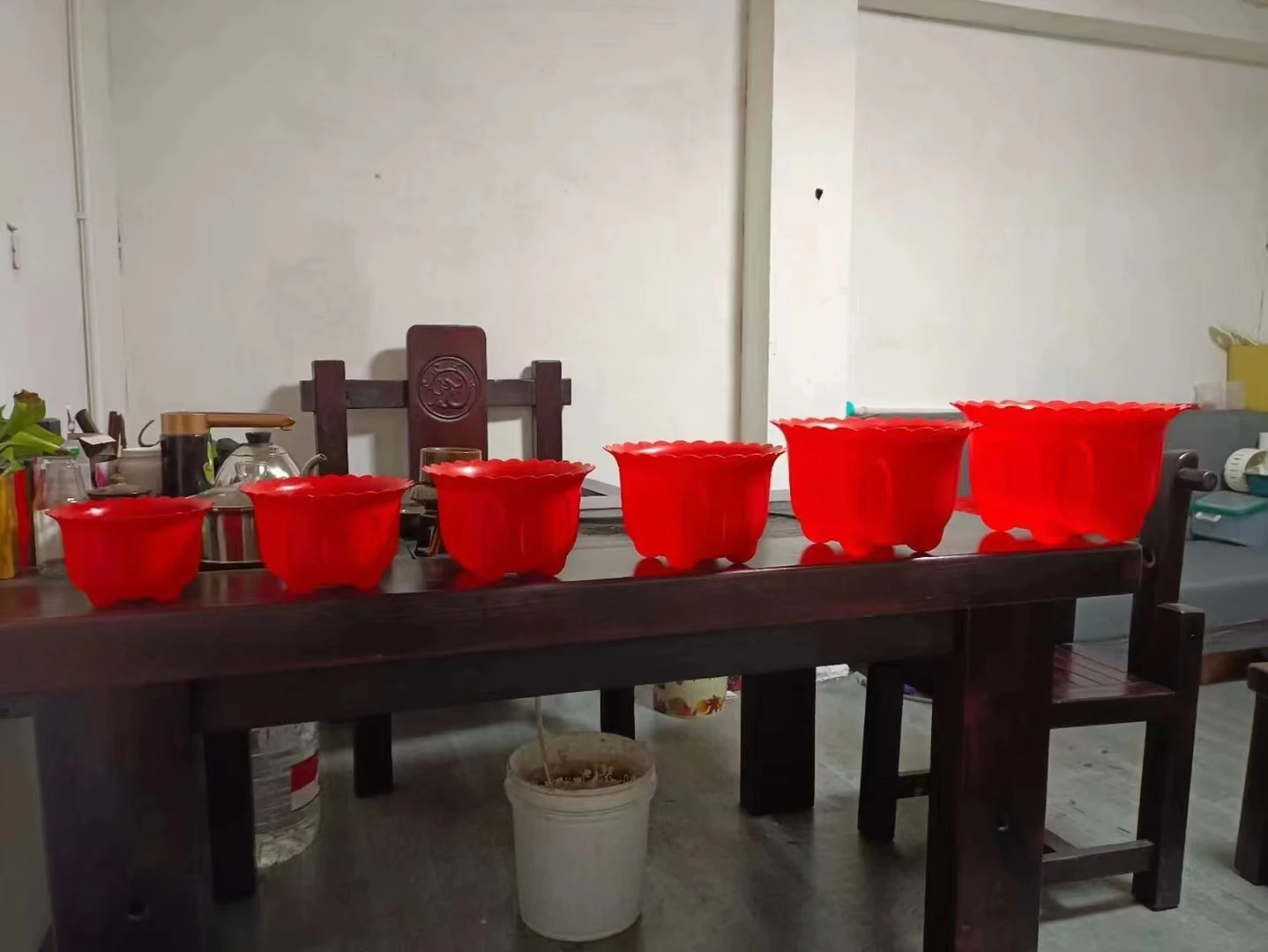 Second Hand Plastic Mould Planter Flower Pot Mold used molds trade