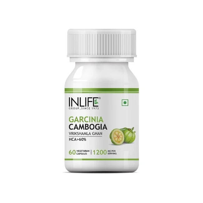Premium Garcinia Cambogia Extract 60 Vegetarian Capsules with 60% HCA  - 1200mg