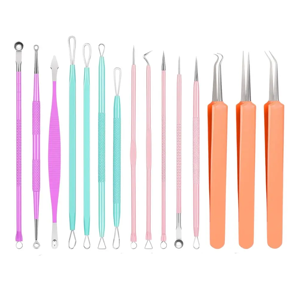 Top Quality Squeezing Deep Blackheads Extraction Remover Strip Stainless Steel Facial Cleaner Skin Care Pore Acne Blackhead