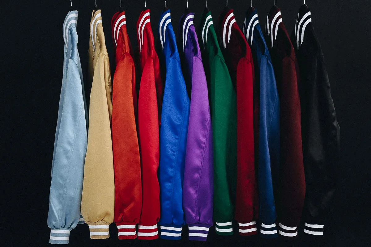 High Quality Custom Print Embroidered Jackets Customize LOGO Size Color Available Men Baseball Jacket Oversized Jacket