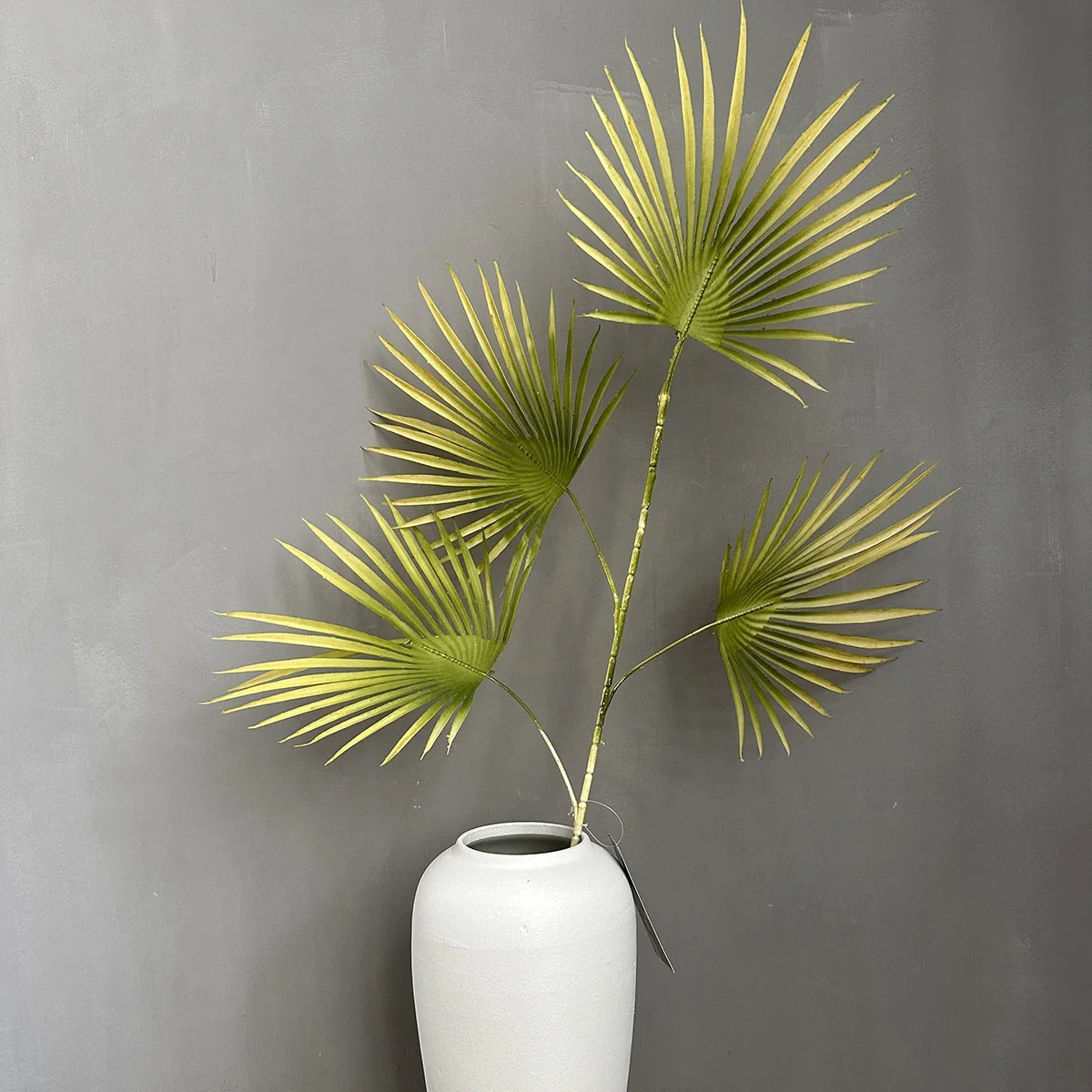 Artificial Greenery Simulation Fan Palm Leaf for Jungle Party Decor Home Office Decor