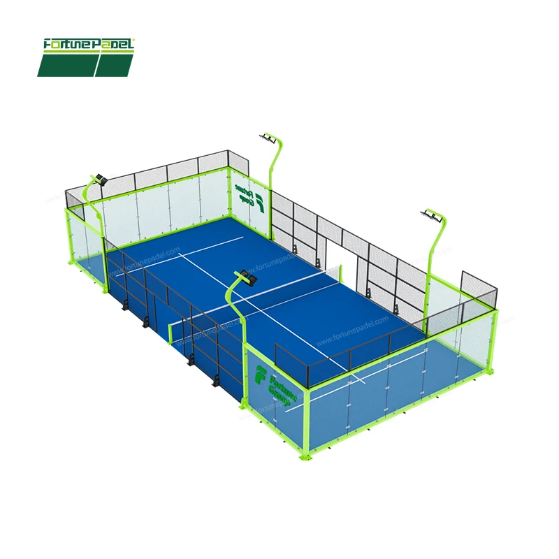 Купить Высокое качество открытый Крытый padel court панорамный для club academy