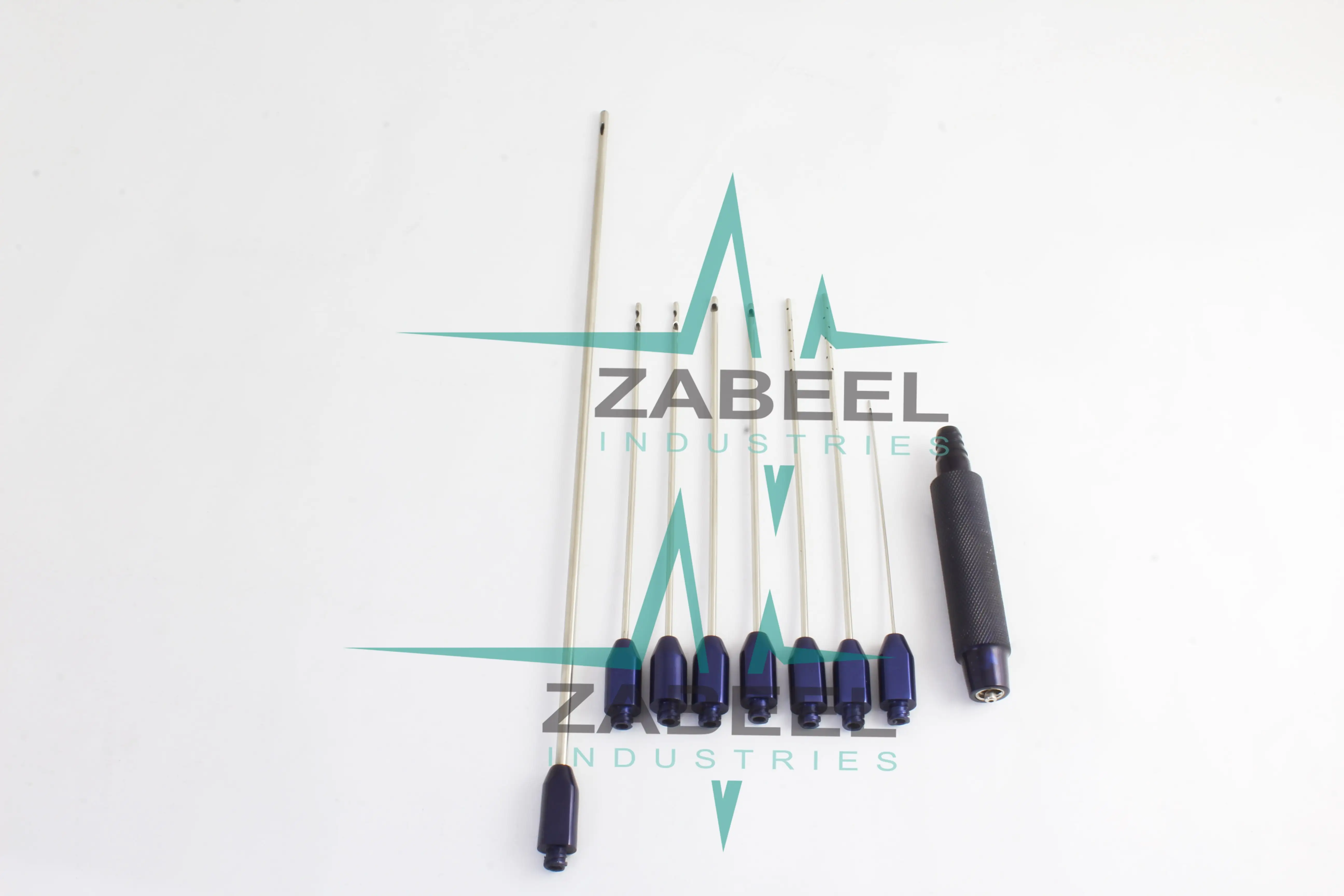 Luer lock connector syringe Cannula 9 PCs Set Plastic surgery Limo Cannula By ZaBeel Industries