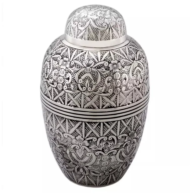 Top Selling Pet & Adult Human Cremation Urns Premium Quality Brass Cremation Urns With Engraving Band Metal Funeral Urns India
