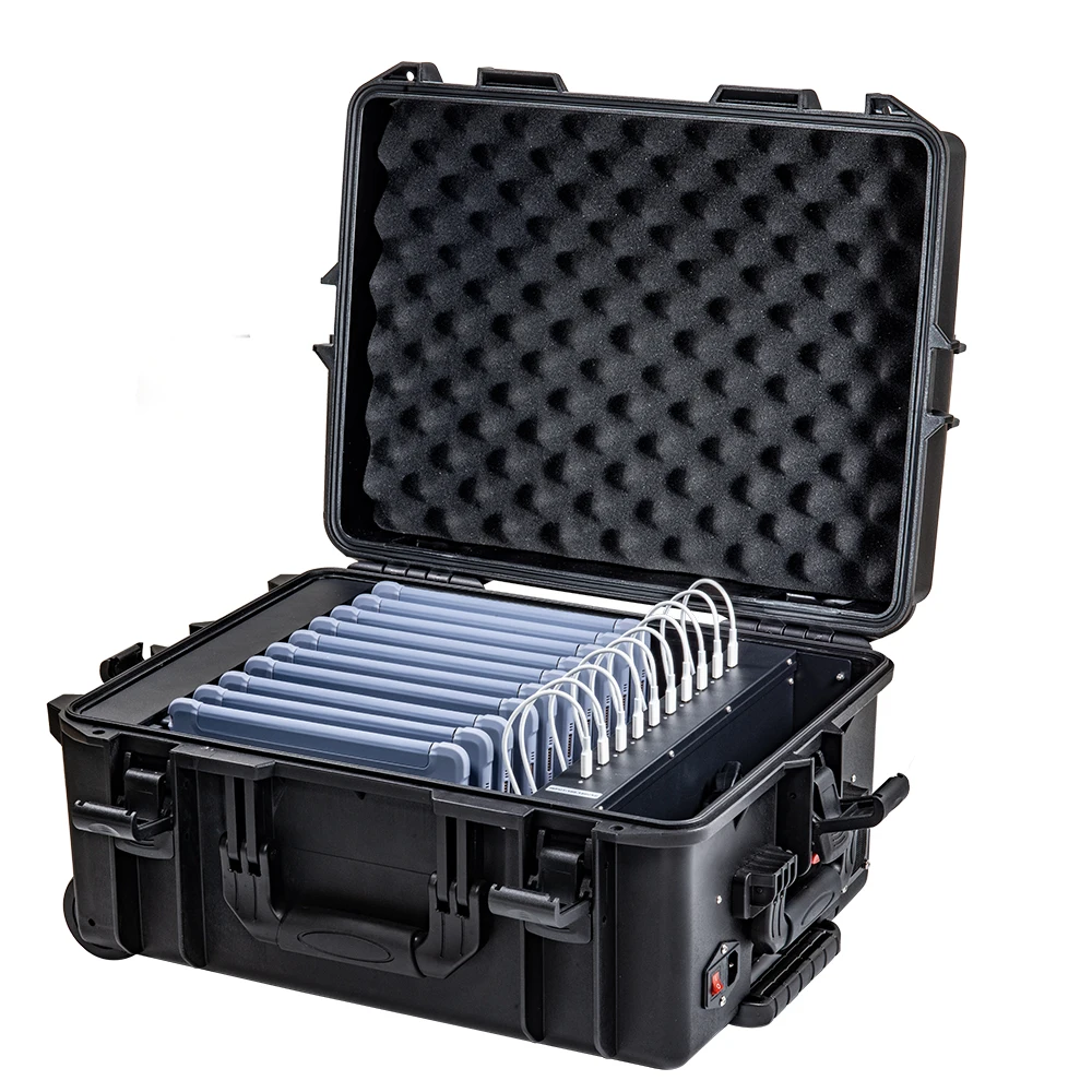 F11-10CC 10 Port USB Type-C Tablet Portable Charging Enclosure