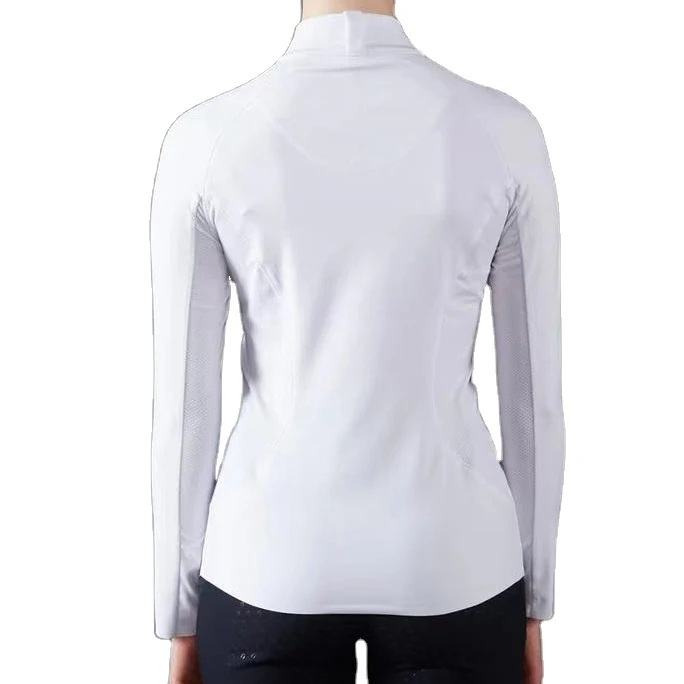 Wholesale Custom Made High Quality Equestrian Horse Riding Shirt For Women in low price