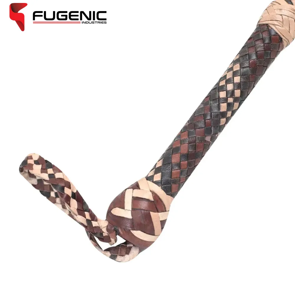Wholesale 12 Plaited Bull Whips,6 to 12 Feet  Top Quality New Arrival Best Leather Stock Whip  BY Fugenic Industries
