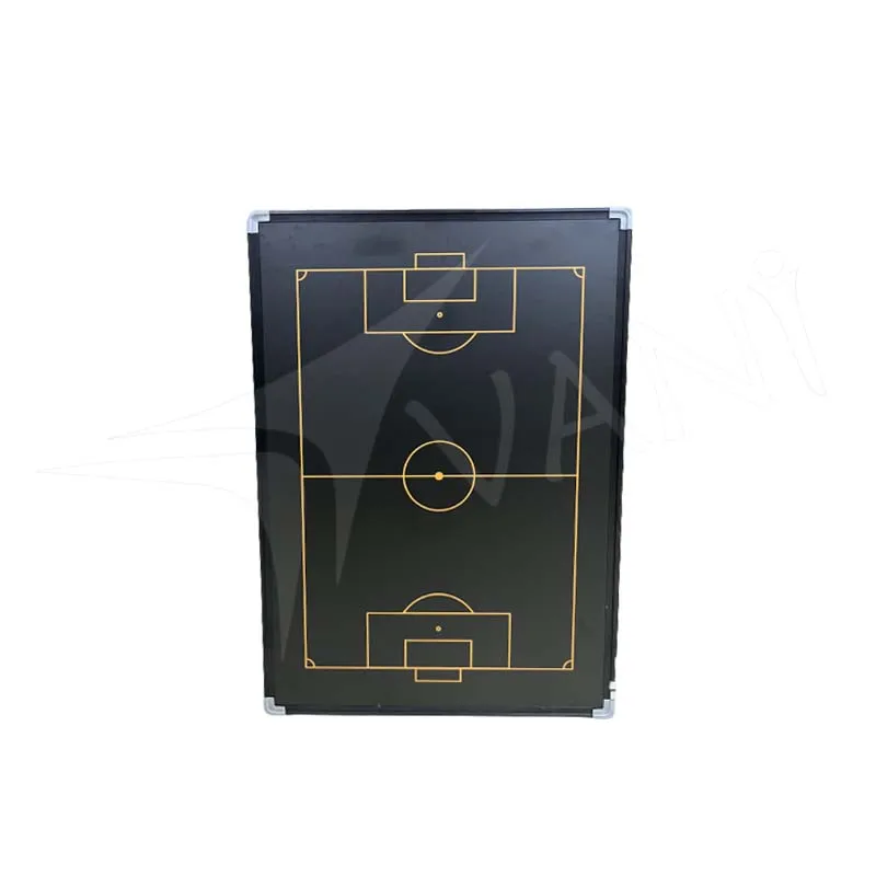 High Quality Made of metal Light weighted Black Soccer Coaching Magnetic Tactic Board for coaching and training