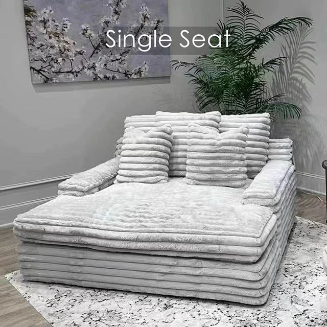 New Minimalist Living Room Furniture Sofa Set Home Theatre Sofa Bed Double Velvet Fabric Sofa Couch