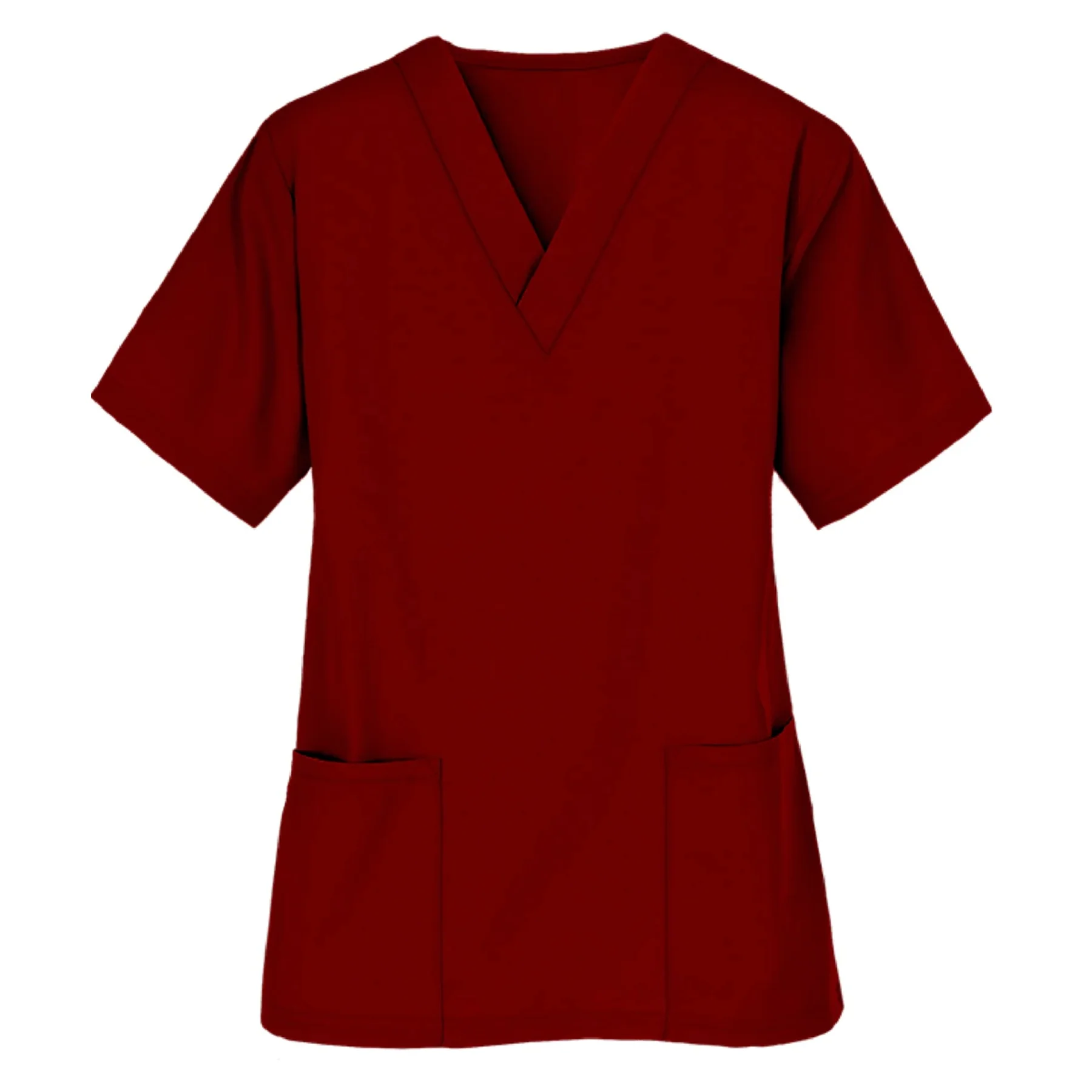 2023 new design Medical Scrubs Unisex V Neck Nurse Uniform Medical Scrub Uniform Cyan OEM  Fabric Doctor Support
