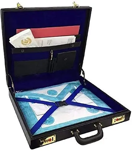 Masonic Royal Arch Mm/wm And Provincial Full Dress Apron Cases-mm/wm Case