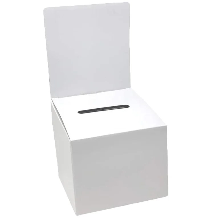 Custom Portable corrugated plastic  Ballot Box voting ballot boxes Wholesale election ballot boxes