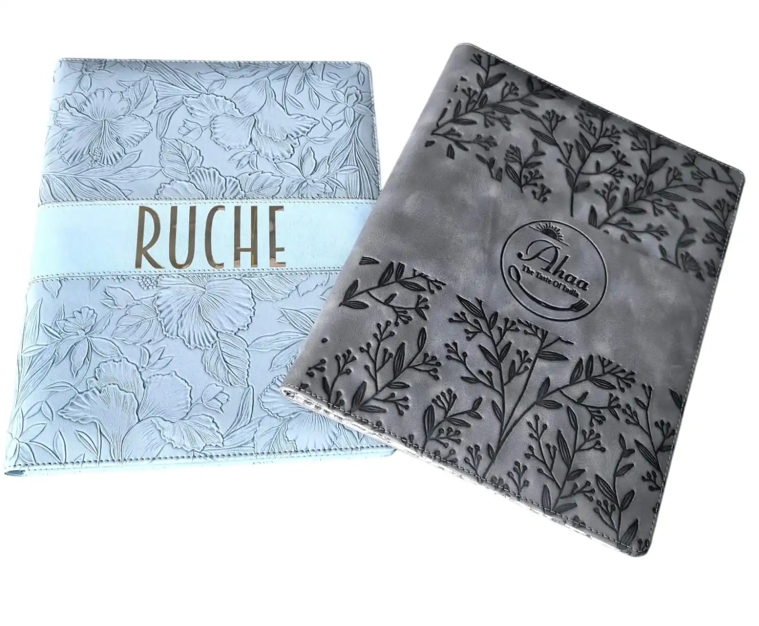 Direct Factory Customization Food Menu Black Menu Cover Leather Menu Holder For Restaurant Hotel Bar Cafe