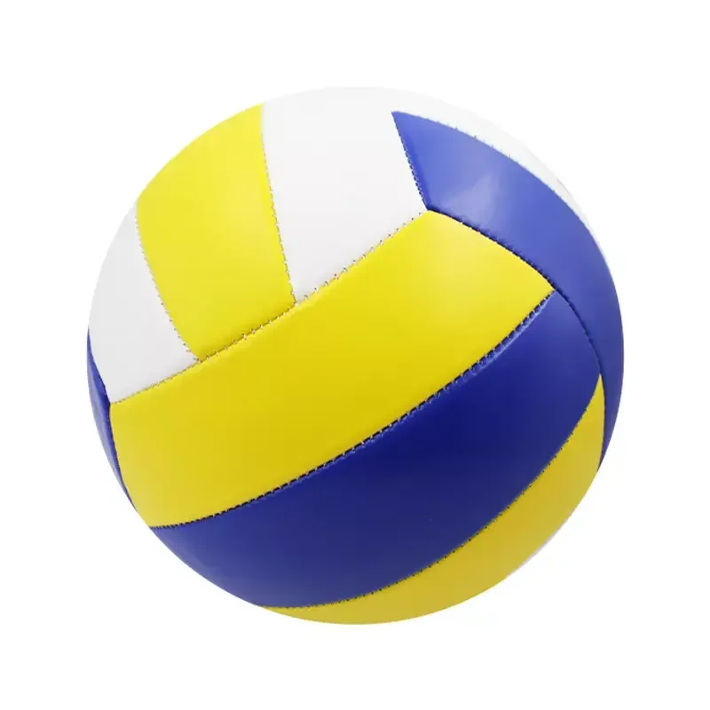 Custom Design Indoor Competition Volleyball Official Size PU Machine Stitched Volleyball Soft Touch Volleyball