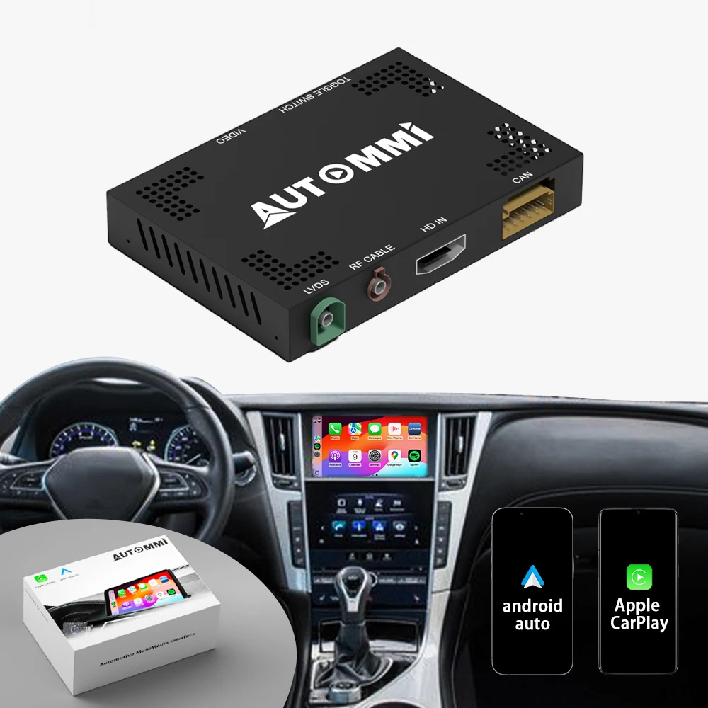 Автоматический апгрейд Apple CarPlay для 2015-2019 Infiniti Q50/Q60/Q50L/QX50