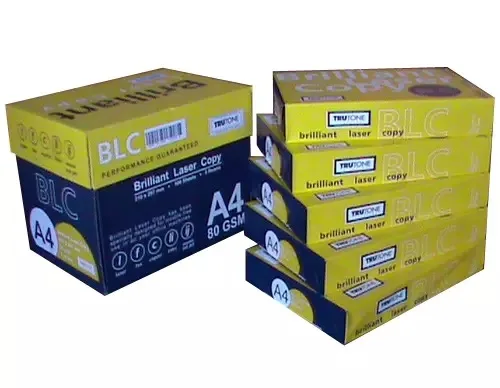 Cheap Multipurpose BLC Brilliant Laser A4 Copy Paper 80 GSM 75 GSM 70 GSM Factory price/double a4 size paper
