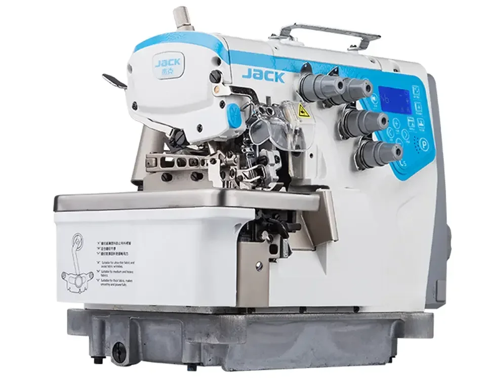 Original New Jack C5 High Speed Automatic Short Thread Tail Overlock Sewing Machine Export