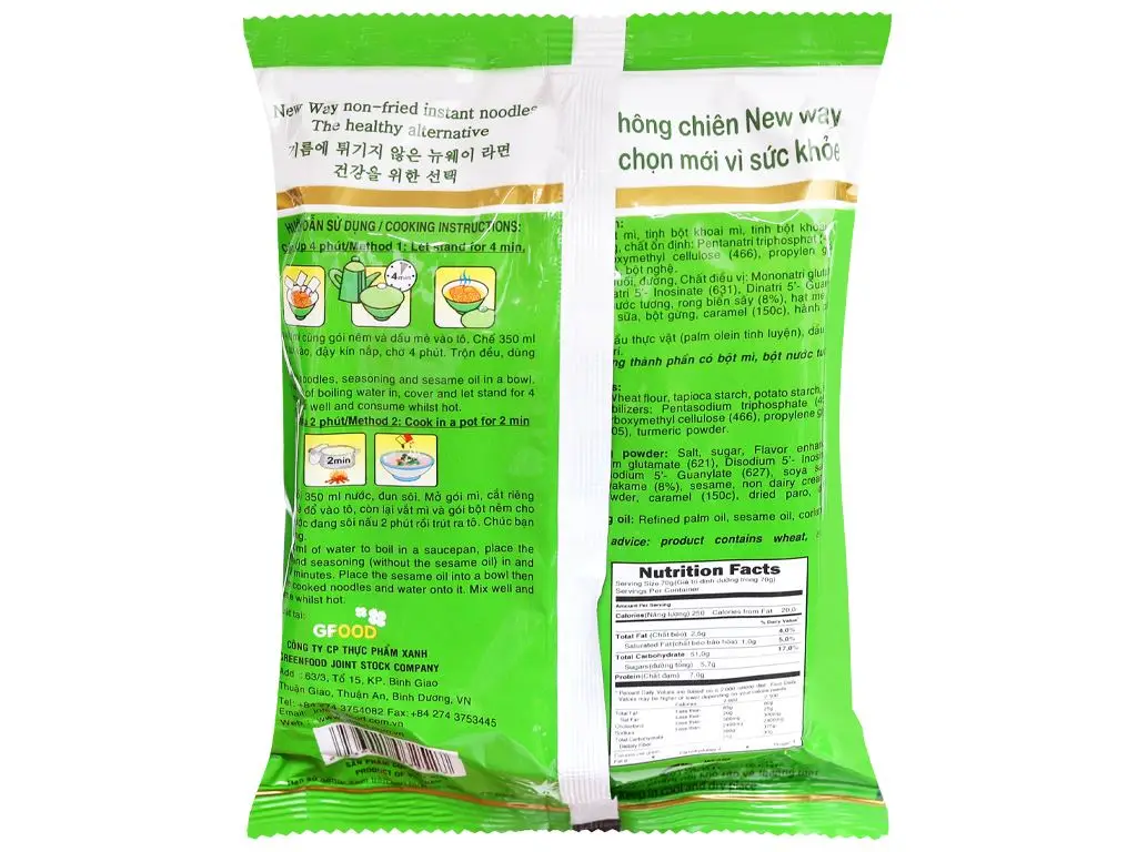 Wakame seaweed noodle Best Healthy Organic Instant Noodle With Box Packaging 70 Grams Wholesale