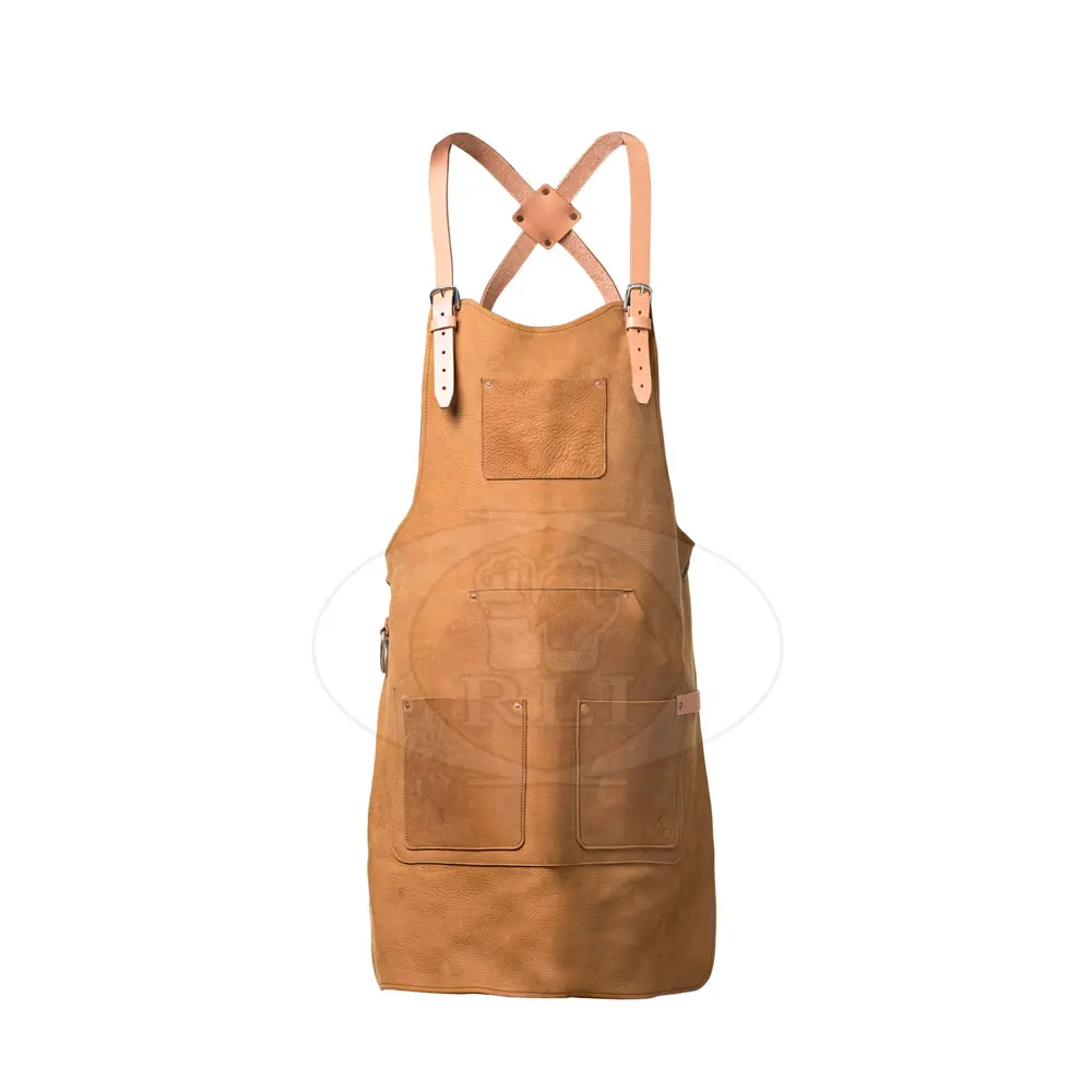 Personalized Apron For Women And Men Factory Durable Leather Apron Bib