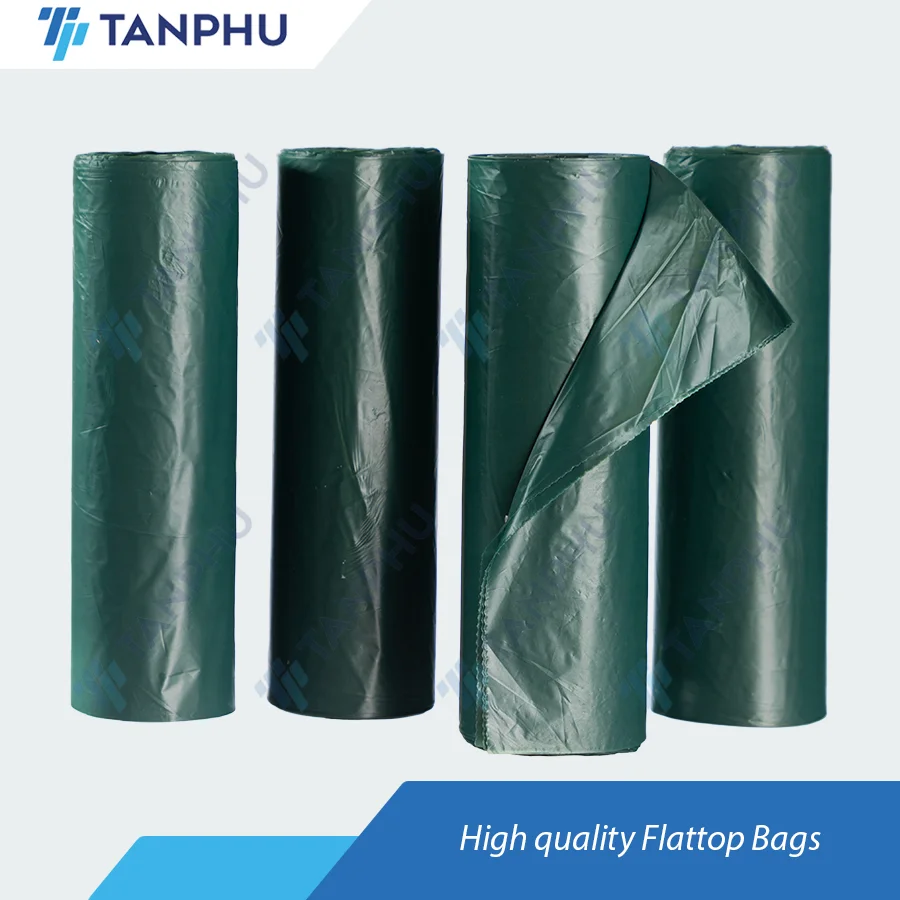 Rock Bottom Price Reprocessed Material Container Direct Factory On Roll Interleave Plastic Garbage Bag