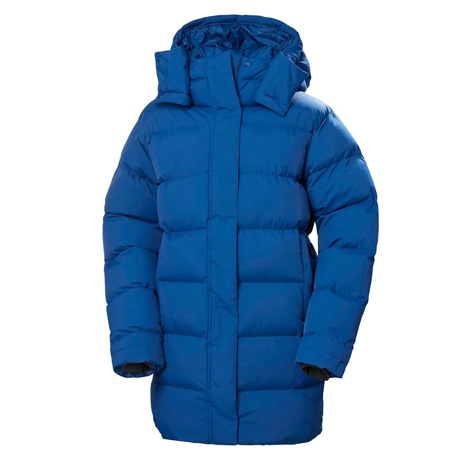 Trending royal color warm up 350 gsm longer custom made high quality highly neck standard sizes custom made vintage puffy jacket