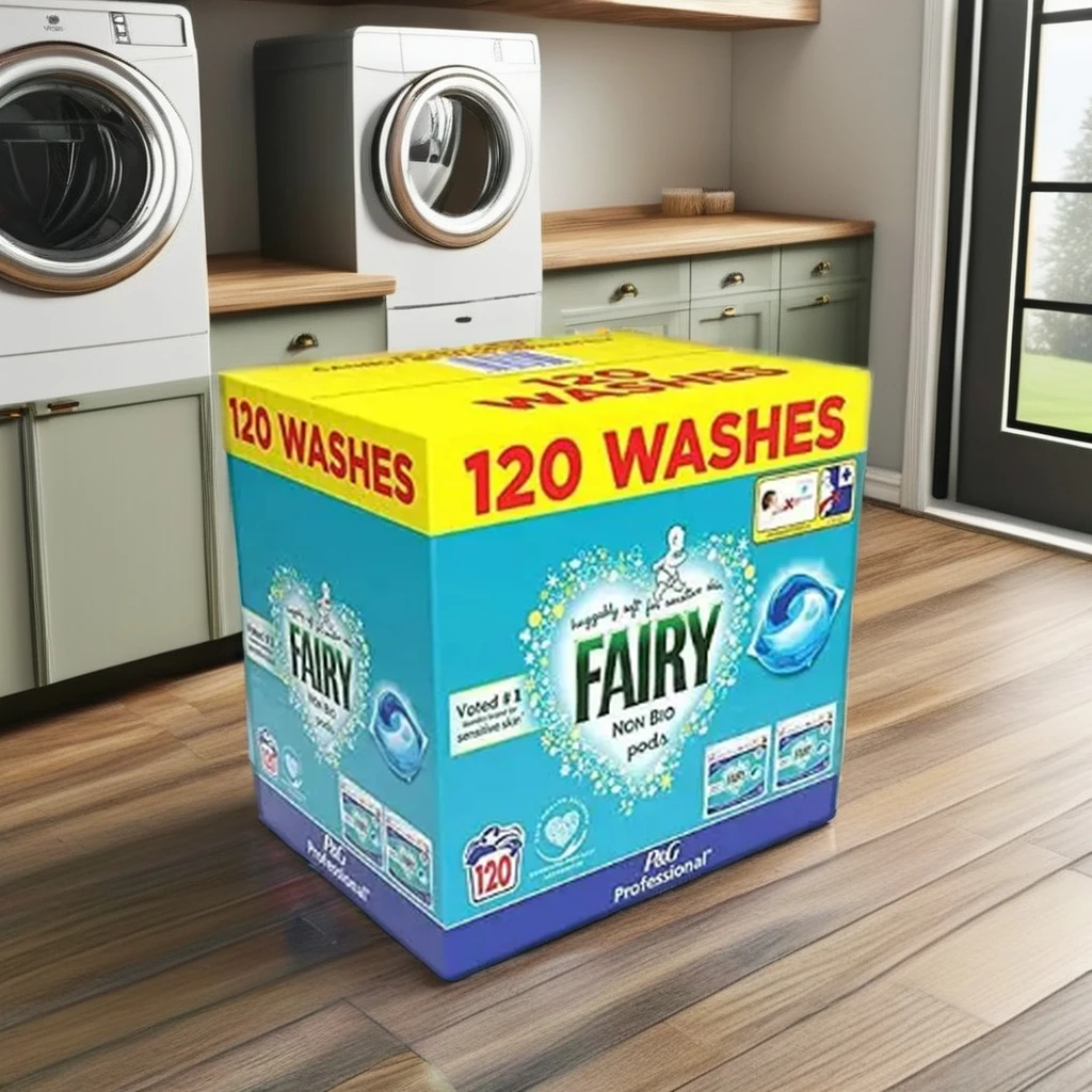 Fairy Non Bio Pods Washing Liquid Capsules 120 Washes for sale