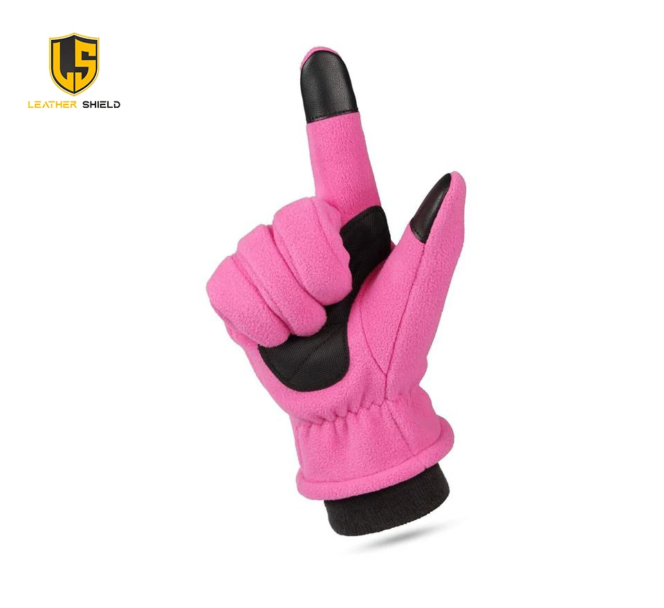 warm polar inner glove liner black thermal lined winter fleece gloves for men women