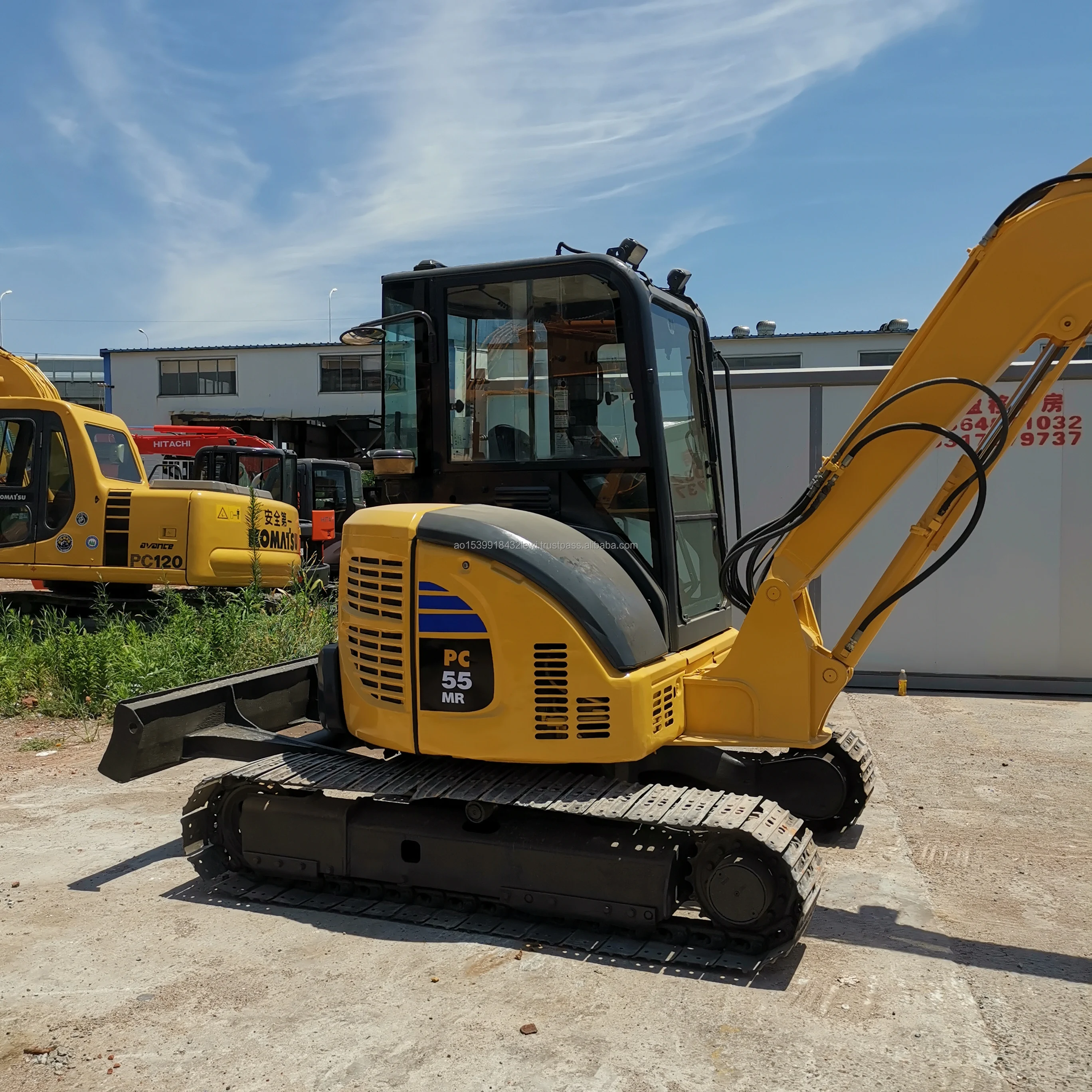 Good Quality Excavator Komatsu PC55 Factory Selling Used Excavators with Cheap Price