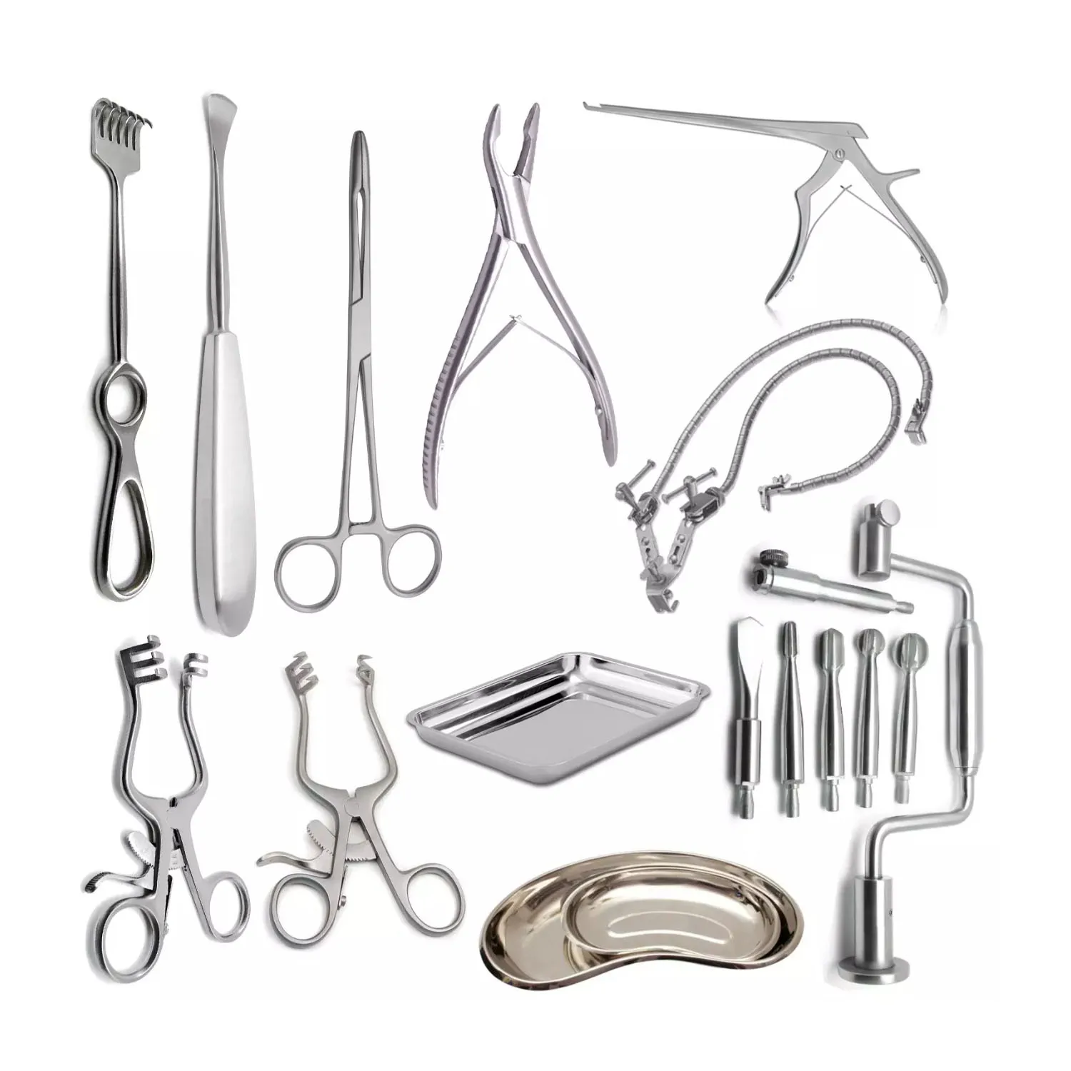 Cranial Surgery Set 11 pcs Leyla Retracting System Neurosurgery Set Neurosurgery Surgical Instruments By KAHLU ORTHOPEDIC