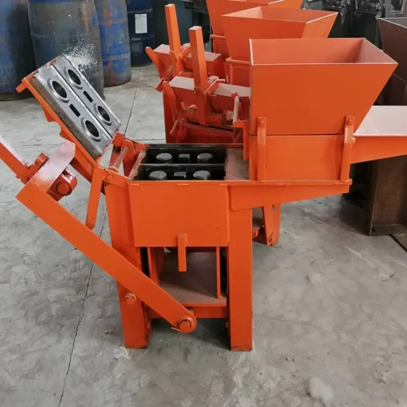Interlock Moving Mud Automatic Dirt Concrete Paver Manual Moving Clay Machine Bricks