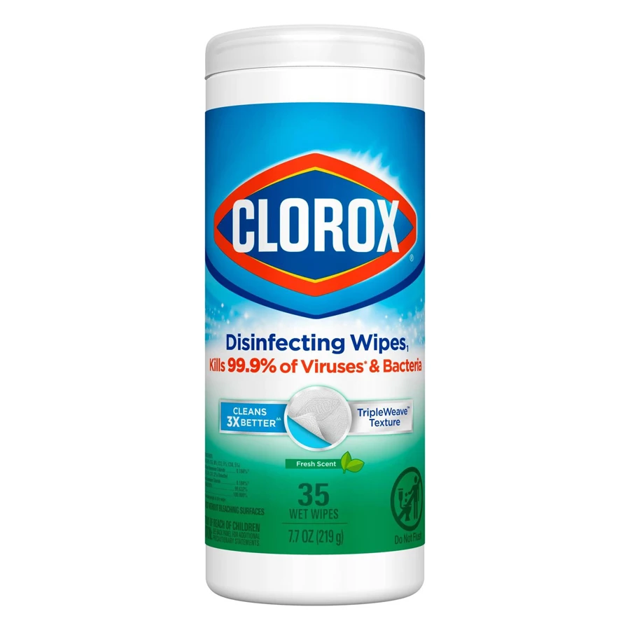 Clorox Disinfecting Wipes Crisp Lemon Scent 85ct - Pack of 2