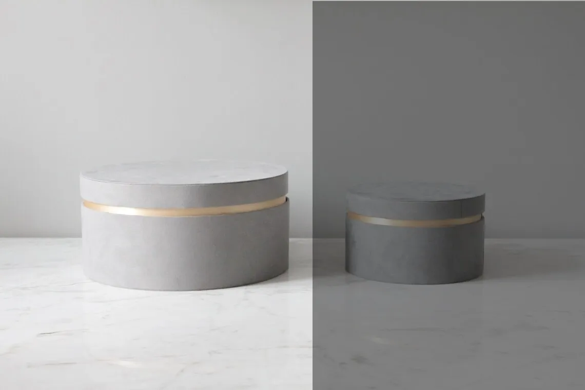 Wholesale Custom Logo Round Velvet Box Gift paper package Box