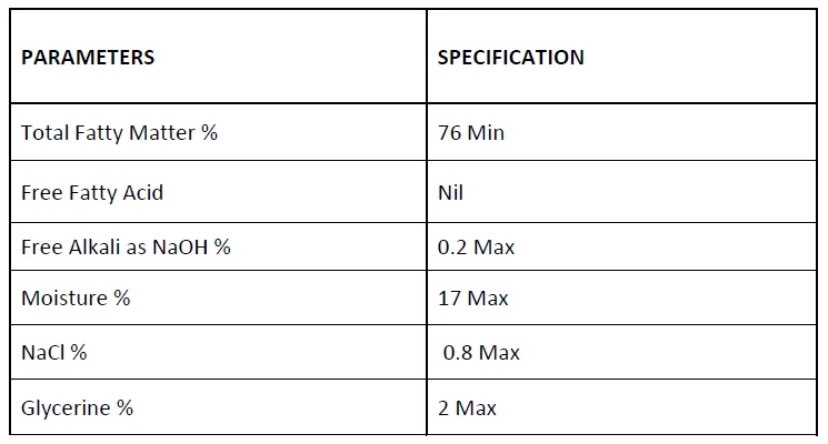 Direct Factory Supply Best Selling Optimum Quality 17% Max Moisture Laundry Soap Noodles 9010PK TFM 76%