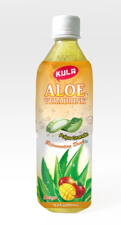 Aloe Vera drink with pulp -Mango 500ml PET bottle
