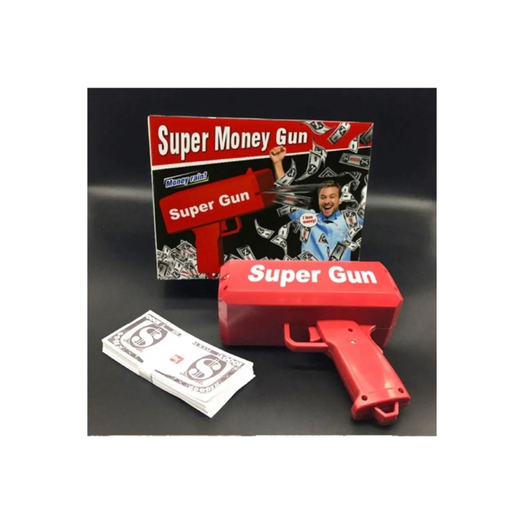 Super Money Gun Money Pellet Gun Red