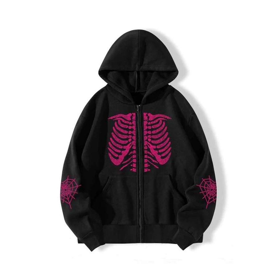 Clothing Manufacturers Heavy Weight Rhinestone Hoodie Streetwear Custom Logo Unisex Oversize Rhinestone