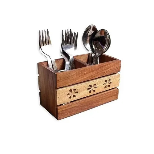Customized Design High Quality Kitchen Spoon Fork And Knife Stand Caddy Cutlery Holder for Dining Table Serving Use Caddy