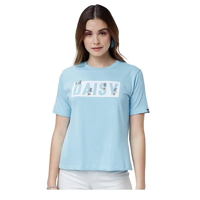 Exclusive Summer Range Half Hand Stylish 100% Cotton Comfortable Eco Friendly Machine Washable Custom Printed Female Neck Tshirt