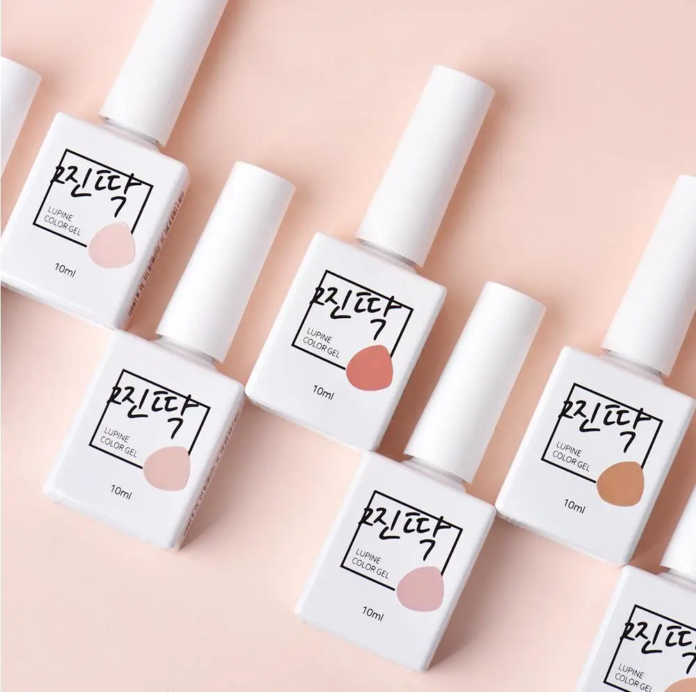 Made in Korea, JJINTTAK Gel nail polish nail art gel uv nail polish colors base coat gel polish 60 colors set