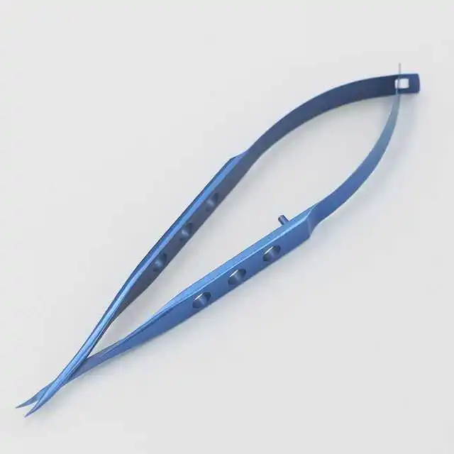 CE ISO 13485 Certified Top Selling High Quality Titanium  Ophthalmic Micro Scissor Eye Micro Scissor Ophthalmic Instruments
