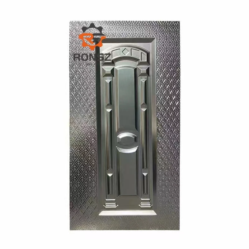 Reasonable Price Moulded Steel Door Skin Embossed Pressed Metal Door Skin Panel For Door