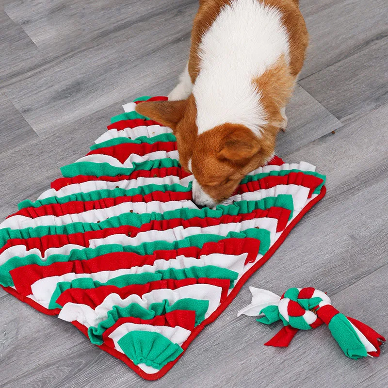 Рождественская елка, игрушка для собаки, набор из молярных жевательных веревок для формования шуточных ножниц, ковриков для ношения