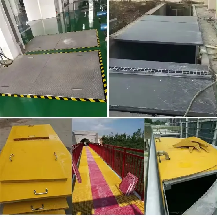 Composite Plastic Non-Alloy High Load-Bearing Fiberglass High-Strength Top Outdoor 1220x3660x30mm Plate with Cover FRP Grating