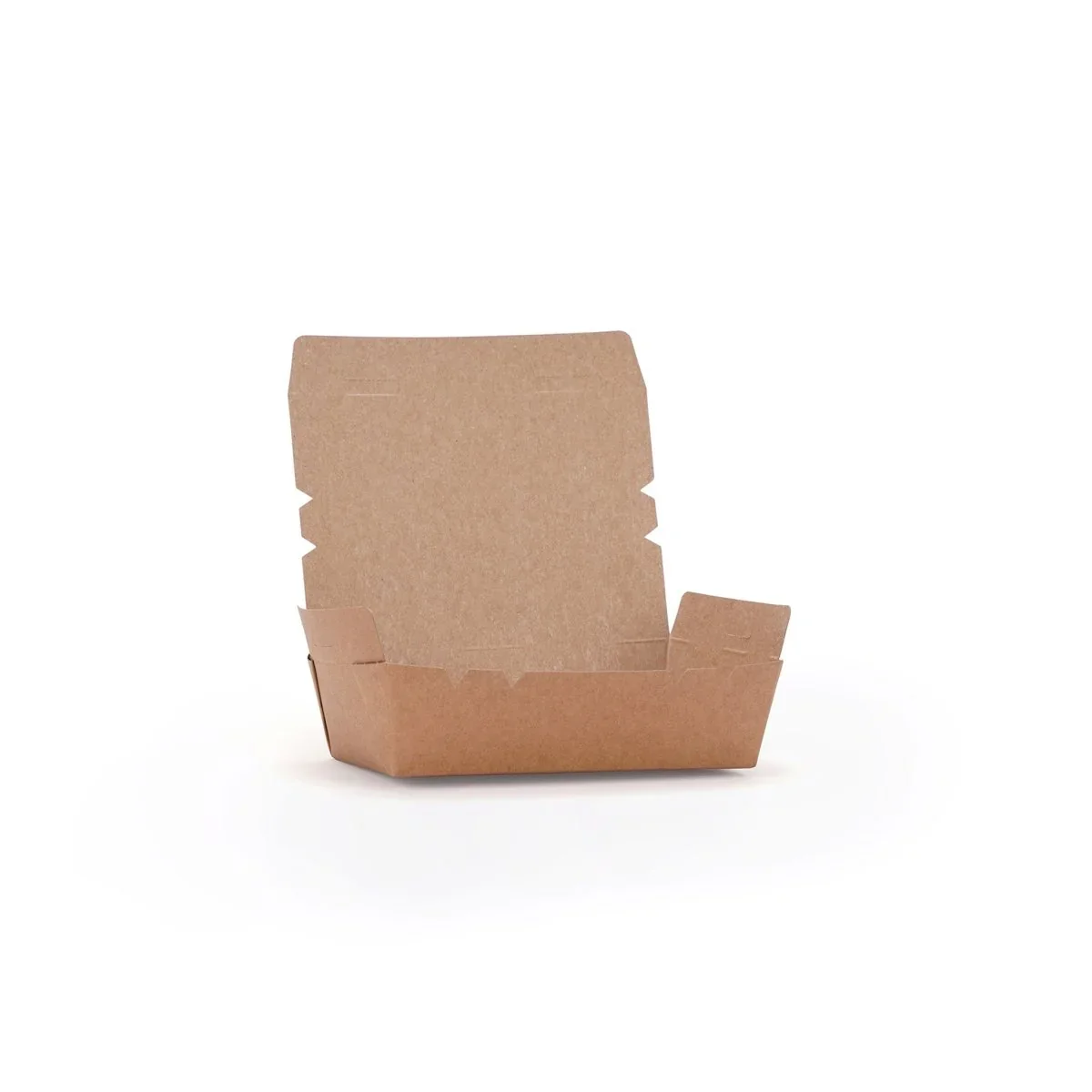 Top Quality Easy Restaurant Food Takeaway 100% Disposable Kraft Paper Lunch Boxes for Sale in Bulk from India