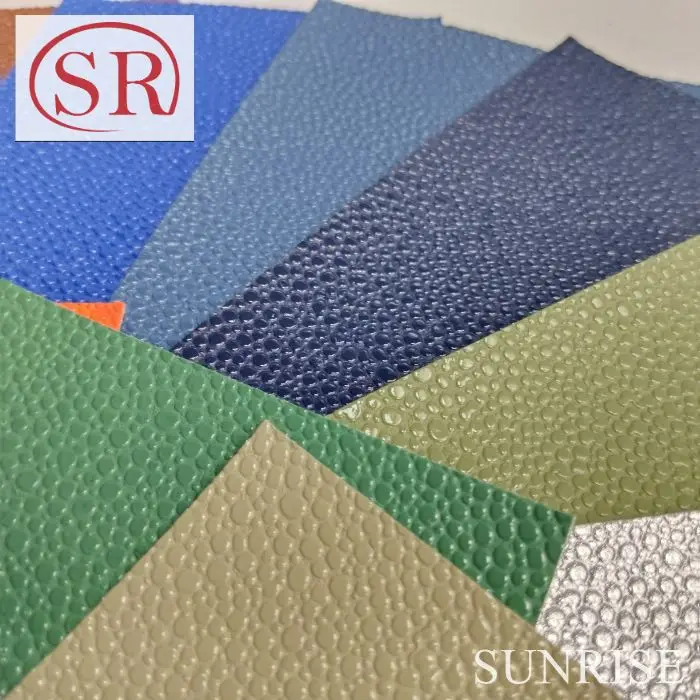 Scratch-resistant Synthetic leather Lychee pattern elephant skin Faux Leather PU Waterproof for Sofa Bags