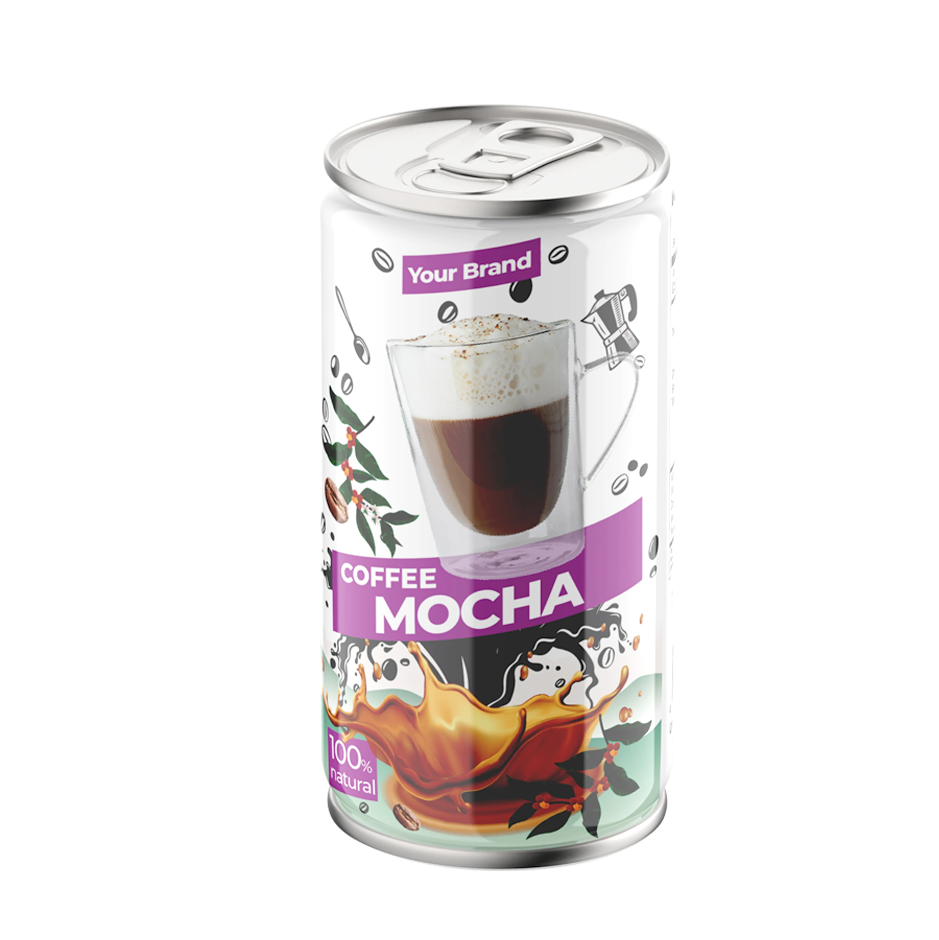 Vietnam Coffee Ready to Drinks 250ml Canned with many flavors - Private Label/ OEM accepted - Free Sample - Free Design