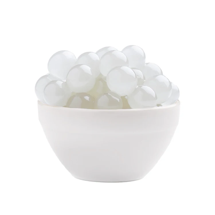 Wholesale No.1 Boba Tea Bubble Milk Tea Topping Lychee Crystal Boba